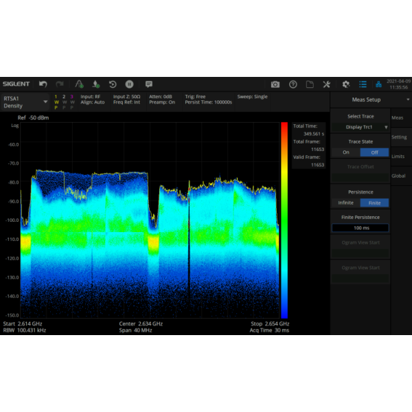 SSA5000-RTA1 - Siglent Real-Time Spectrum Analysis (software license)